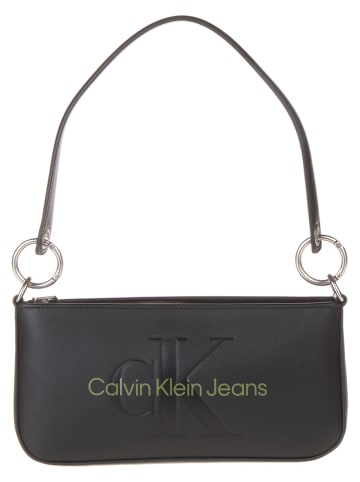 Calvin Klein Schultertasche in Schwarz - (L)25 x (B)12 x (T)4 cm