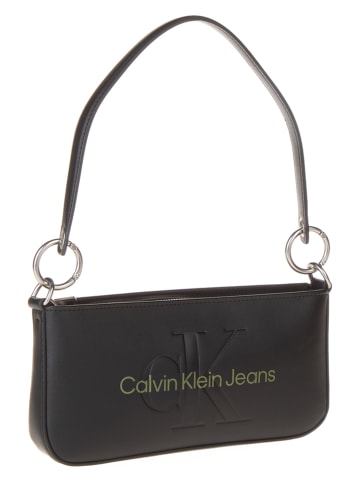 Calvin Klein Schultertasche in Schwarz - (L)25 x (B)12 x (T)4 cm