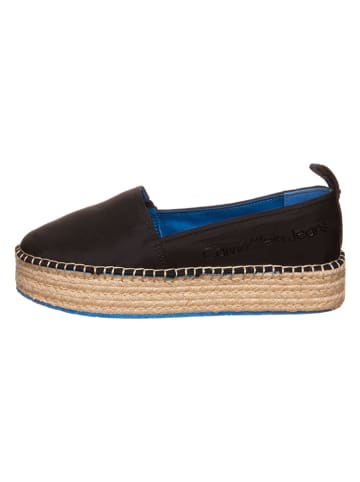 Calvin Klein Espadryle w kolorze czarnym