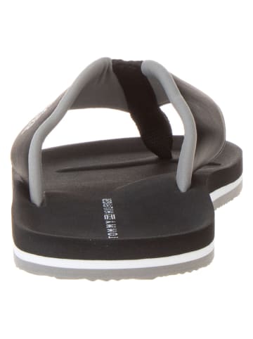 Tommy Hilfiger Teenslippers zwart/grijs