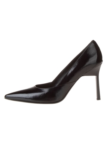 Calvin Klein Leder-Pumps in Schwarz