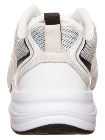 Calvin Klein Leder-Sneakers in Weiß