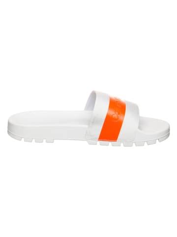 Calvin Klein Slippers oranje/wit