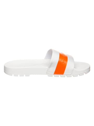 Calvin Klein Slippers oranje/wit
