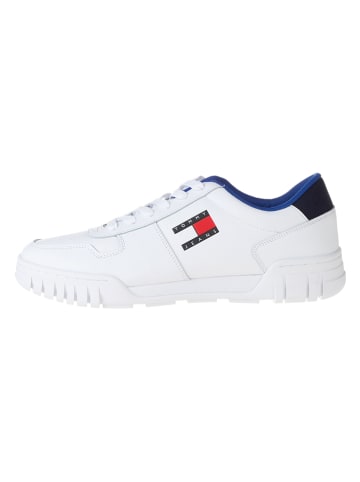 Tommy Hilfiger Leder-Sneakers in Weiß