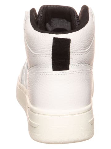 Tommy Hilfiger Skórzane sneakersy w kolorze kremowym