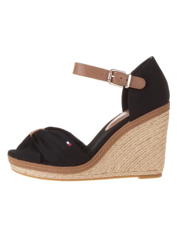 Tommy Hilfiger Shoes Keilsandaletten in Schwarz