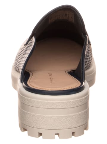 Tommy Hilfiger Shoes Leder-Clogs in Dunkelblau