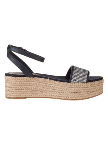 Tommy Hilfiger Shoes Leder-Sandaletten in Dunkelblau