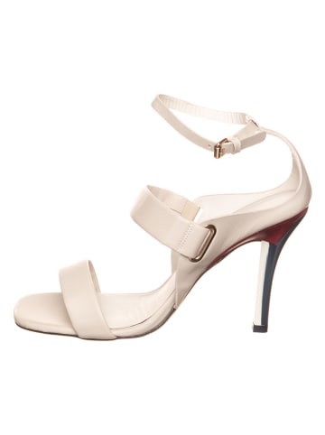 Tommy Hilfiger Shoes Leder-Sandaletten in Weiß