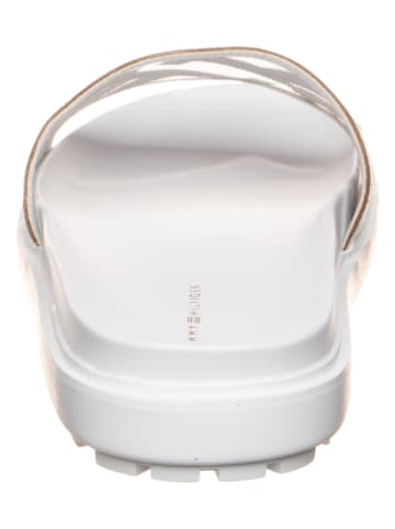 Tommy Hilfiger Shoes Leder-Pantoletten in Weiß