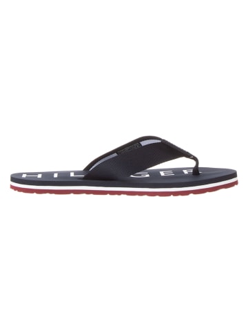 Tommy Hilfiger Teenslippers zwart/ wit/rood