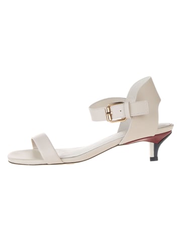 Tommy Hilfiger Shoes Leder-Sandaletten in Weiß