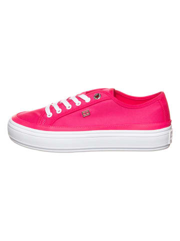 Tommy Hilfiger Sneakersy w kolorze różowym