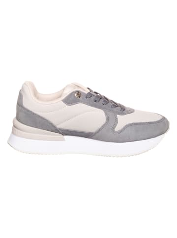 Tommy Hilfiger Shoes Leder-Sneakers in Grau/ Rosa