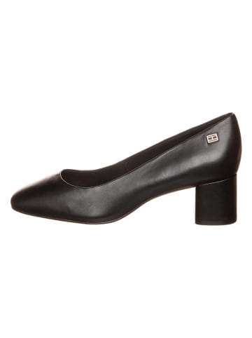Tommy Hilfiger Shoes Leder-Pumps in Schwarz
