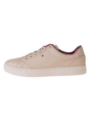 Tommy Hilfiger Shoes Leder-Sneakers in Beige