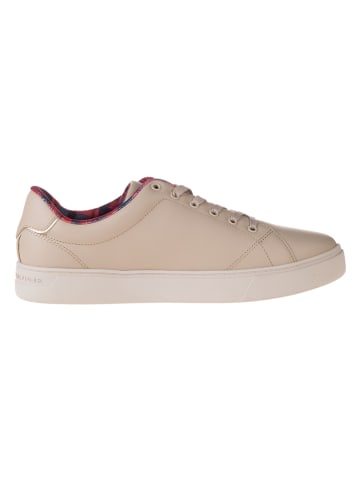 Tommy Hilfiger Shoes Leder-Sneakers in Beige