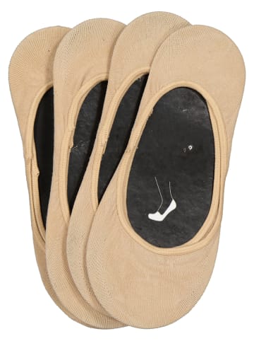 Socks Performance 4er-Set: Füßlinge in Beige-Damen