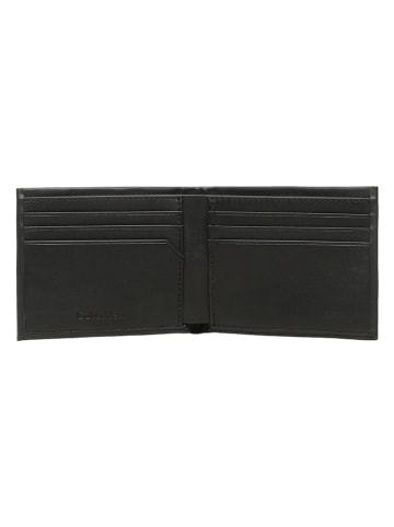 Calvin Klein Leder-Geldbörse in Schwarz