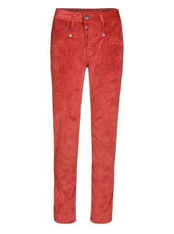 Herrlicher Spodnie sztruksowe w kolorze czerwonym
