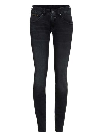 Herrlicher Dżinsy - Skinny fit - w kolorze czarnym