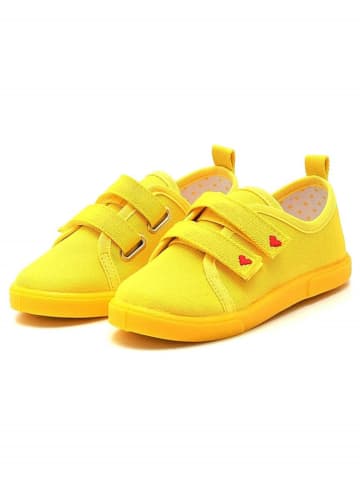 First Step Sneakers "Velcro" geel
