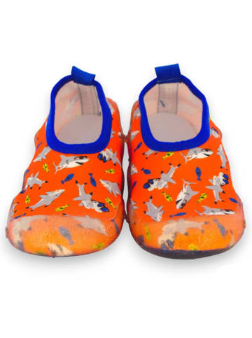 First Step Badeschuhe "Shark" in Orange