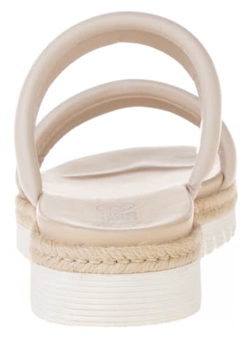 Ara Shoes Leren slippers crème