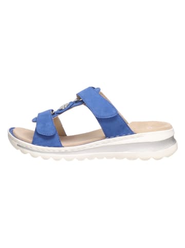 Ara Shoes Leder Pantoletten in Blau gunstig kaufen limango