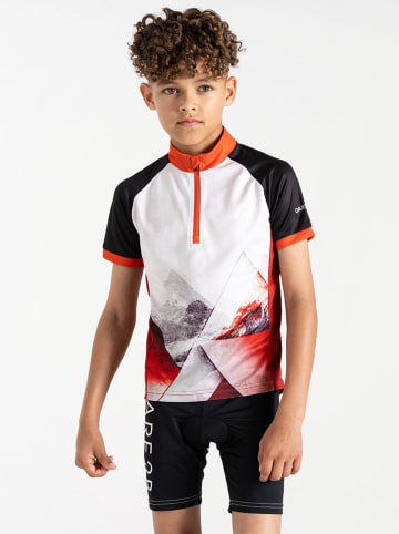 Dare 2b Fietsshirt "Speed up II" wit/rood