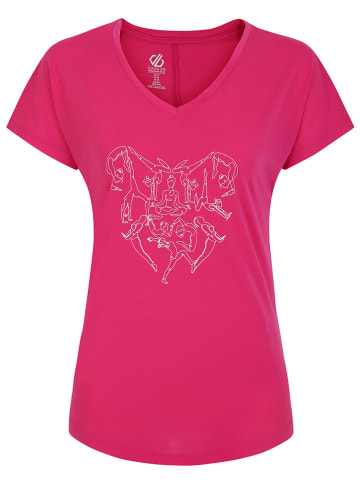 Dare 2b Koszulka funkcyjna "Calm" w kolorze różowym