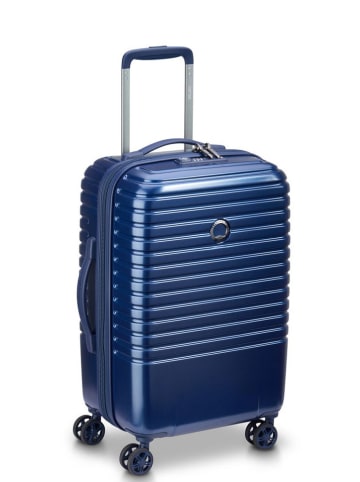 Delsey Hardcase-Trolley "Caumartin Plus" in Dunkelblau - (B)35 x (H)55 x (T)25 cm