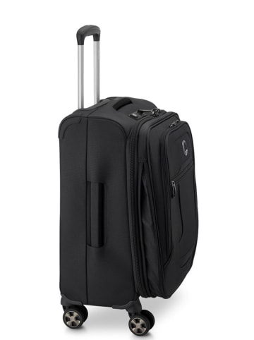 Delsey Softcase-trolley "Helium DLX" zwart - (B)35 x (H)55 x (D)25 cm