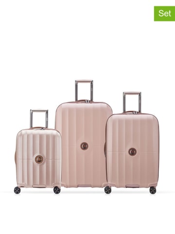Delsey 3-częściowy zestaw "St Tropez" w kolorze beżowym
