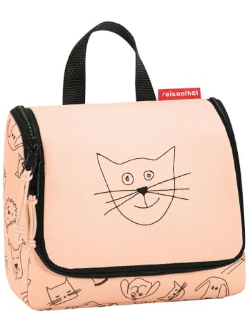 Reisenthel Toilettas abrikooskleurig/zwart - (B)18,5 x (H)16 x (D)7 cm
