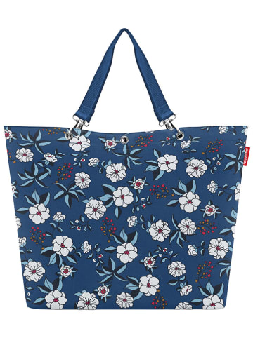 Reisenthel Shopper ''XL"' donkerblauw/crème - (B)68 x (H)45,5 x (D)20 cm
