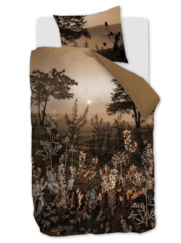 Beddinghouse Satijnen beddengoedset "Evening" bruin