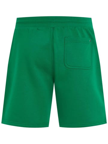 Tommy Hilfiger Bermudy dresowe w kolorze zielonym