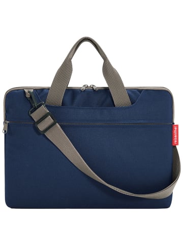 Reisenthel Laptoptasche in Dunkelblau/ Khaki - (B)40 x (H)28,5 x (T)3,5 cm