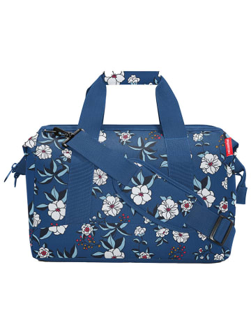 Reisenthel Weekendtas "Allrounder M" donkerblauw/wit - (B)40 x (H)33,5 x (D)24 cm