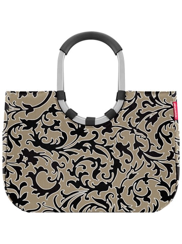 Reisenthel Shopper "L" in Taupe/ Schwarz - (B)46 x (H)34,5 x (T)25 cm