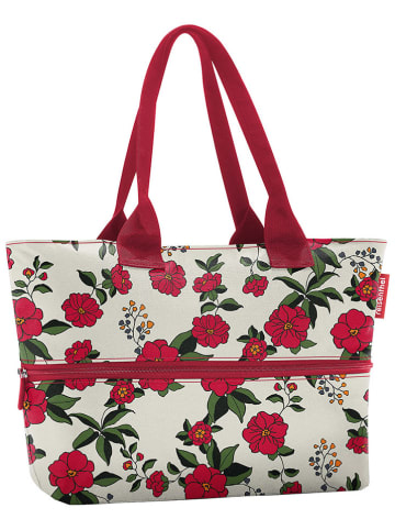 Reisenthel Shopper "e1" crème/rood  - (B)50 x (H)26,5 x (D)16,5 cm