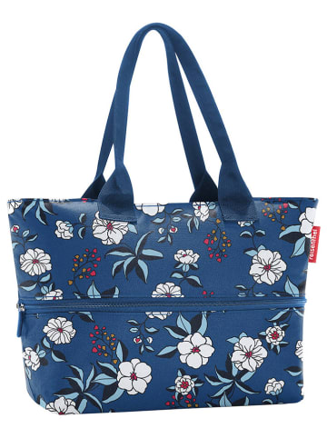 Reisenthel Shopper "e1" donkerblauw/crème - (B)50 x (H)26,5 x (D)16,5 cm