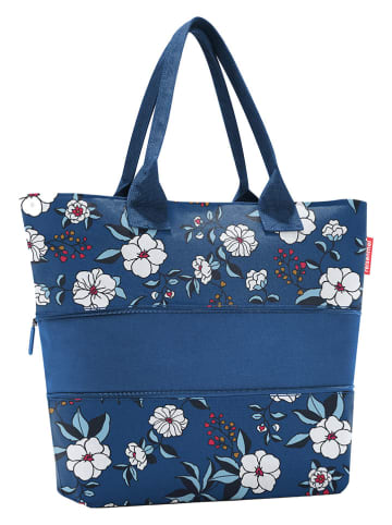Reisenthel Shopper "e1" donkerblauw/crème - (B)50 x (H)26,5 x (D)16,5 cm