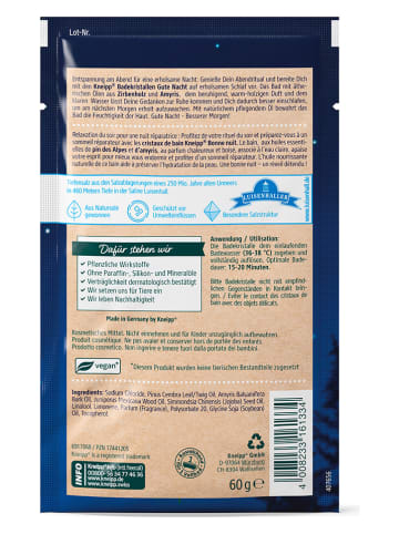 Kneipp 12er-Set: Badekristalle "Gute Nacht", je 60 g