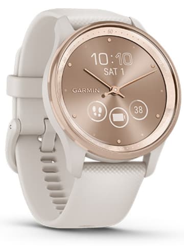 Garmin Hybrid-Smartwatch "vívomove® Trend" in Creme/ Gold
