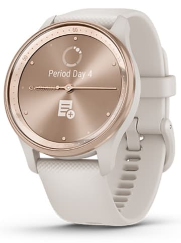 Garmin Hybrid-Smartwatch "vívomove® Trend" in Creme/ Gold