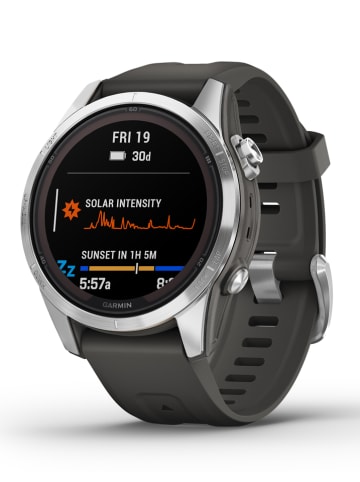Garmin GPS-Multisport-Smartwatch "Fenix® 7S Pro Solar" in Anthrazit