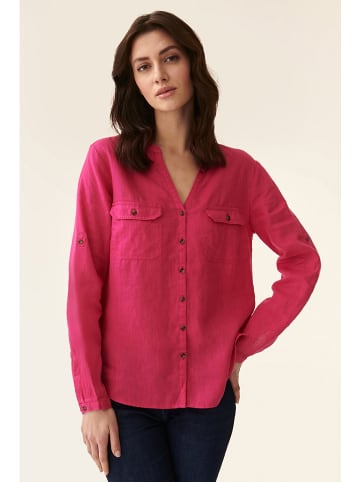 TATUUM Leinen-Bluse in Pink